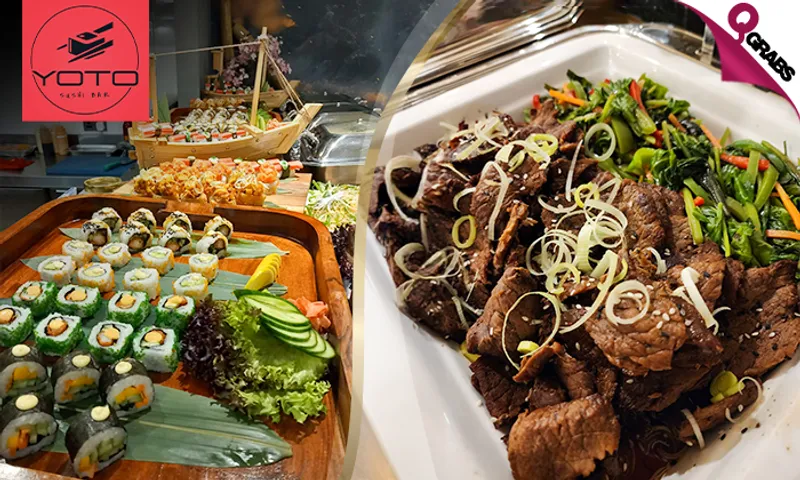 Japanese Dinner Buffet at Yoto Sushi Bar!